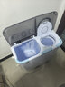 小鴨【官方店】半自動(dòng)洗衣機迷你小型波輪大容量租房宿舍家用雙桶雙缸分區脫水甩干老式強力去污 8.5KG  洗5.5+脫3.0+強勁電機終身聯(lián)保 雙缸 曬單實(shí)拍圖