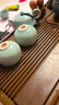 金鑲玉竹木茶盤(pán)茶托茶具托盤(pán)干泡排水簡(jiǎn)約家用茶臺古韻50*28cm 曬單實(shí)拍圖