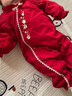 凡獵嬰兒衣服春款新生女寶寶連體衣公主滿(mǎn)月百天拜年哈衣周歲禮服 曬單實(shí)拍圖