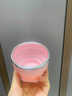 辛叢便攜折疊杯旅行洗漱耐高溫口袋便攜式帶蓋水杯食品級硅膠刷牙杯子 母嬰級硅膠 櫻花粉【加厚杯身】可折疊 曬單實(shí)拍圖