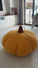 皮爾卡丹（pierre cardin）北歐ins風(fēng)可愛(ài)南瓜抱枕毛絨創(chuàng  )意客廳沙發(fā)靠墊床頭裝飾-黃 曬單實(shí)拍圖