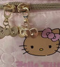 野獸派家居（tbh）三麗鷗Hello Kitty大號絎縫旅行收納袋手提大容量洗漱包 粉色豹紋 曬單實(shí)拍圖