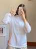 2026新款女士夏季輕薄透氣防曬衣冰絲涼感外套戶(hù)外上衣原紗防曬服 白色-輕薄涼爽 3XL 建議140-155斤 曬單實(shí)拍圖