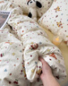 南極人（Nanjiren）床上用品四件套床單被罩四件套四季通用被套200x230cm床單被套 蘋(píng)果星星人【親膚柔軟 舒適透氣】 1.8m 床單款 四件套-被套200x230cm 曬單實(shí)拍圖