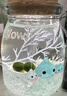 LISM海藻球生態(tài)瓶微景觀(guān)活體寵物魚(yú)缸水培球藻創(chuàng  )意迷你懶人水草造景 帶燈（水滴精靈）150ml半歲2顆 含禮盒 曬單實(shí)拍圖