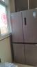 美的（Midea）慧鮮系列480升變頻一級能效十字四開(kāi)門(mén)雙開(kāi)對開(kāi)門(mén)風(fēng)冷冰箱BCD-480WSPZM(E)國家補貼 曬單實(shí)拍圖