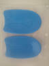 足逸飛緩解足跟骨刺痛 進(jìn)口硅膠U型墊  足底筋膜炎鞋墊 后足跟墊 跟腱炎 藍色 1雙 L碼（40-45碼） 曬單實(shí)拍圖
