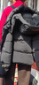 高梵黑金鵝絨服女王5.0五格25年新款百搭顯瘦女士秋冬羽絨服 黑色L 曬單實(shí)拍圖