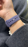 Apple/蘋(píng)果 【女神節】Watch S11 智能手表GPS款46毫米銀色鋁金屬表殼霧紫色運動(dòng)型表帶M/L 曬單實(shí)拍圖