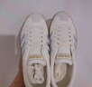 adidas「T頭鞋」VL COURT 2.0復古休閑板鞋德訓鞋阿迪達斯輕運動(dòng)   漢玉白/藍色/金色 (推薦女生買(mǎi)小半碼)   36 曬單實(shí)拍圖