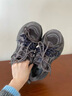 熱風(fēng)（Hotwind）【商場(chǎng)同款】女鞋加絨老爹鞋冬季新款復古休閑運動(dòng)鞋跑步鞋 09灰色 37 曬單實(shí)拍圖