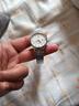 天王（TIAN WANG）手表女士 情人節禮物昆侖系列鋼帶機械女表白色LS5876S.D.S1.W-1 曬單實(shí)拍圖
