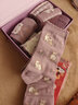 caramella26年春秋季襪子女秋野櫻少女中筒襪可愛(ài)提花女士棉襪6雙裝禮盒 曬單實(shí)拍圖