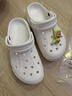 卡駱馳（CROCS）貝雅云彩女士洞洞鞋休閑鞋|208186  白色-100    36 /37(230mm)   曬單實(shí)拍圖