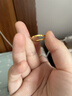 周大福四葉草素圈黃金戒指工費160)16號約1.3gEOF1296生日禮物 曬單實(shí)拍圖