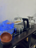 開(kāi)品 全自動(dòng)底部上水感應續水電熱水壺 家用辦公茶具套裝燒水消毒茶臺 可嵌入式玻璃燒水壺茶桌一體 1L 晶耀黑 20X37CM 三壺款式 桶水款 曬單實(shí)拍圖