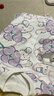 貝瑞加（Babyprints）寶寶連體衣2件裝嬰兒純棉四季衣服長(cháng)袖爬服柔軟哈衣家居內衣 紫90 曬單實(shí)拍圖
