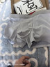 CHARM KAPOK男士?jì)妊澞鸂?026新款無(wú)痕冰絲大碼抗菌四角平角雙面運動(dòng)短褲頭 3條：淺灰+深灰+藍色 2XL 【推薦130-149斤】 曬單實(shí)拍圖