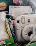 富士（FUJIFILM）instax mini12一次成像拍立得相機（mini11拍立得相機升級版） 鳶尾紫 套餐2：官配+20張白邊+保護殼 曬單實(shí)拍圖