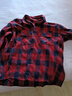 衣瑾帛社格子襯衫女春款韓版休閑翻領(lǐng)厚實(shí)格紋棉質(zhì)襯衣女寬松長(cháng)袖開(kāi)衫上衣 紅色格子 均碼 建議體重110-155斤左右 曬單實(shí)拍圖