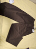優(yōu)衣庫合作款/男裝女裝廓形長(cháng)褲/休閑褲褲子484875 34 駝色 M 曬單實(shí)拍圖