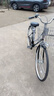 飛鴿城市自行車(chē)通勤男女士代步大學(xué)生中老年人輕便成人單車(chē) 靠背版--黑白色--單速 26寸【適合160-180cm】 曬單實(shí)拍圖