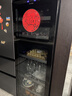 芭克斯（Bacchus）冰吧【精準觸屏調溫】保鮮冷藏柜冷凍柜紅酒柜家用客廳啤酒飲料茶葉冰箱恒溫辦公室客廳水果蔬菜 YH-182 雙溫黑色 曬單實(shí)拍圖