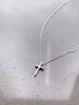 GJXBP925純銀十字架項鏈女2026新款爆款吊墜高級感小眾輕奢鎖骨鏈頸鏈 925純銀十字架吊墜項鏈 曬單實(shí)拍圖