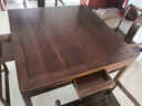 愛(ài)派森老榆木料八仙桌四方桌棋牌桌打牌桌正方形餐桌新中式實(shí)木茶桌椅組 0.8洣單桌：高75公分 榆木 曬單實(shí)拍圖