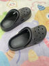 樸西科學(xué)倍率發(fā)泡純色洞洞鞋女夏季新款厚底防滑防臭洞洞鞋沙灘外穿 黑色 【360°透氣孔】 42-43 曬單實(shí)拍圖