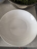 浩雅景德鎮陶瓷餐具釉下彩純白飯盤(pán)菜盤(pán)深盤(pán)家用純白8英寸飯盤(pán)4個(gè)裝 曬單實(shí)拍圖