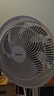 美的（Midea）電風(fēng)扇家用7葉落地扇搖頭電風(fēng)扇循臥室宿舍輕音風(fēng)扇臺式桌面小型風(fēng)扇臺地兩用升級款 白色丨7葉臺地兩用 曬單實(shí)拍圖