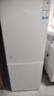 海爾（Haier）冰箱雙開(kāi)門(mén)風(fēng)冷無(wú)霜家用出租房小戶(hù)型小冰箱冷藏冷凍二門(mén)超薄節能省電冰箱以舊換新 178升白|2天約1度電|性?xún)r(jià)比首選|冷凍大抽屜 曬單實(shí)拍圖