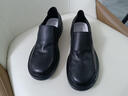 普步仕品牌真皮一腳蹬皮鞋男2026秋季新款男士大頭皮鞋軟皮休閑防臭男鞋 黑色 單層皮 標準碼 40 曬單實(shí)拍圖