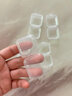 辛叢首飾收納盒塑料透明小盒子迷你帶蓋便攜裝防氧化耳環(huán)項鏈儲物手飾 【5個(gè)裝】3.5*3.5cm小方盒 曬單實(shí)拍圖