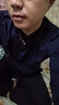梵登諾（FANDENGNUO） 新款春秋季男士長(cháng)袖t恤修身潮流內搭打底體恤衫原創(chuàng  )男裝上衣服 【常規款】黑色+白色 3XL 【155-175斤】 曬單實(shí)拍圖