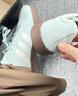 adidas「T頭鞋」VL COURT CLASSIC板鞋德訓鞋男女阿迪達斯輕運動(dòng)   蒸汽綠/漢玉白/金 (推薦女生買(mǎi)小半碼)   36.5 曬單實(shí)拍圖