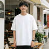 名創(chuàng  )優(yōu)品（MINISO）白色短袖男t恤初夏重磅純棉內搭打底衫青少年純色大碼男士上衣服 白色(純色) L /175(正品保障) 曬單實(shí)拍圖