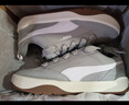 彪馬（PUMA）面包鞋|復古休閑滑板鞋男女新款冬運動(dòng)鞋 PARK397495 灰色-白-09 38.5 曬單實(shí)拍圖