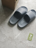 班竹林居家涼拖鞋男女春季新款室內室外浴室防滑拖鞋 深灰男款 42-43 曬單實(shí)拍圖