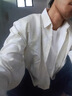 巴洛克長(cháng)袖襯衫男夏季百搭印花大碼休閑外套設計感襯衣打底衫 268白色 薄款 【工廠(chǎng)直銷(xiāo)清倉款】 L 曬單實(shí)拍圖