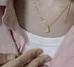 禮意久久黃金四葉草項鏈女款生日禮物女士送女生三八節女神禮物38婦女節 曬單實(shí)拍圖