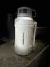 摩飛電器（Morphyrichards）電熱水壺 便攜式燒水壺 家用戶(hù)外旅行1L大容量雙層304不銹鋼保溫防燙旅行電水壺電熱水杯MR6061白 曬單實(shí)拍圖