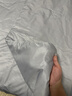 皇朝家私桑蠶絲被 空調被 可水洗夏涼被冰絲雙人薄被子芯 灰200*230cm2斤 曬單實(shí)拍圖