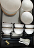 賀川屋碗盤(pán)餐具整套家用2026新款簡(jiǎn)約釉下彩陶瓷碗碟套裝58頭喬遷禮物 曬單實(shí)拍圖