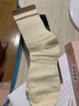 浪莎襪子女純棉10A抑菌舒適柔軟秋冬新款休閑時(shí)尚女士中筒美拉德棉襪 曬單實(shí)拍圖