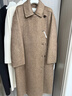 orangedesire【苔原大衣】orange desire兩穿領(lǐng)桑蠶絲長(cháng)款毛呢外套25冬季新款 深木棕 S 曬單實(shí)拍圖