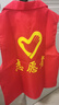 品之德 志愿者馬甲 廣告衫工作服裝定做義工紅色背心超市工作服 志愿者紅色 XL  曬單實(shí)拍圖