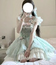 唐努烏現貨花仙子Lolita小清新禮服甜美花苞裙洛麗塔公主裙可愛(ài)洋裝 小花仙單裙子 S 曬單實(shí)拍圖