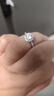 七笙紀胖東來(lái)超市代購小方糖戒指925銀莫桑石戒指帶小票帶證書(shū)婚戒 戒托帶鉆【小方糖鉆戒】1克拉-含證書(shū)-小票 戒指開(kāi)口可以調節大小 曬單實(shí)拍圖